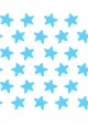 Completo Copripiumino Reversibile Cotone - Estrellas Bianche - Sfondo Azzurro