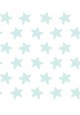 Completo Copripiumino Reversibile Cotone - Estrellas Bianche - Sfondo Smeraldo
