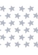 Lenzuolo di sopra Cotone - Estrellas Grige Luna - Sfondo Bianco